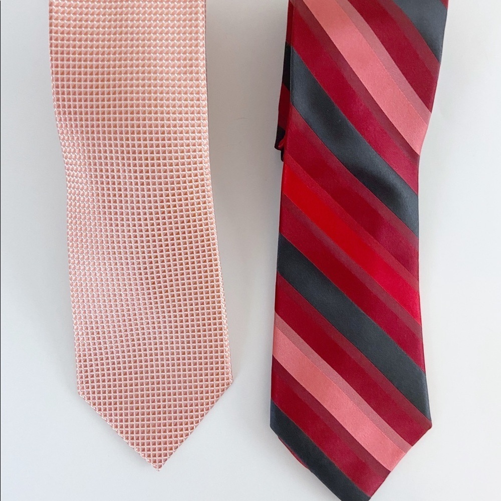 Bundle of Arrow Ties Striped & Check Patterns Classic Mens Neckties 3.5"